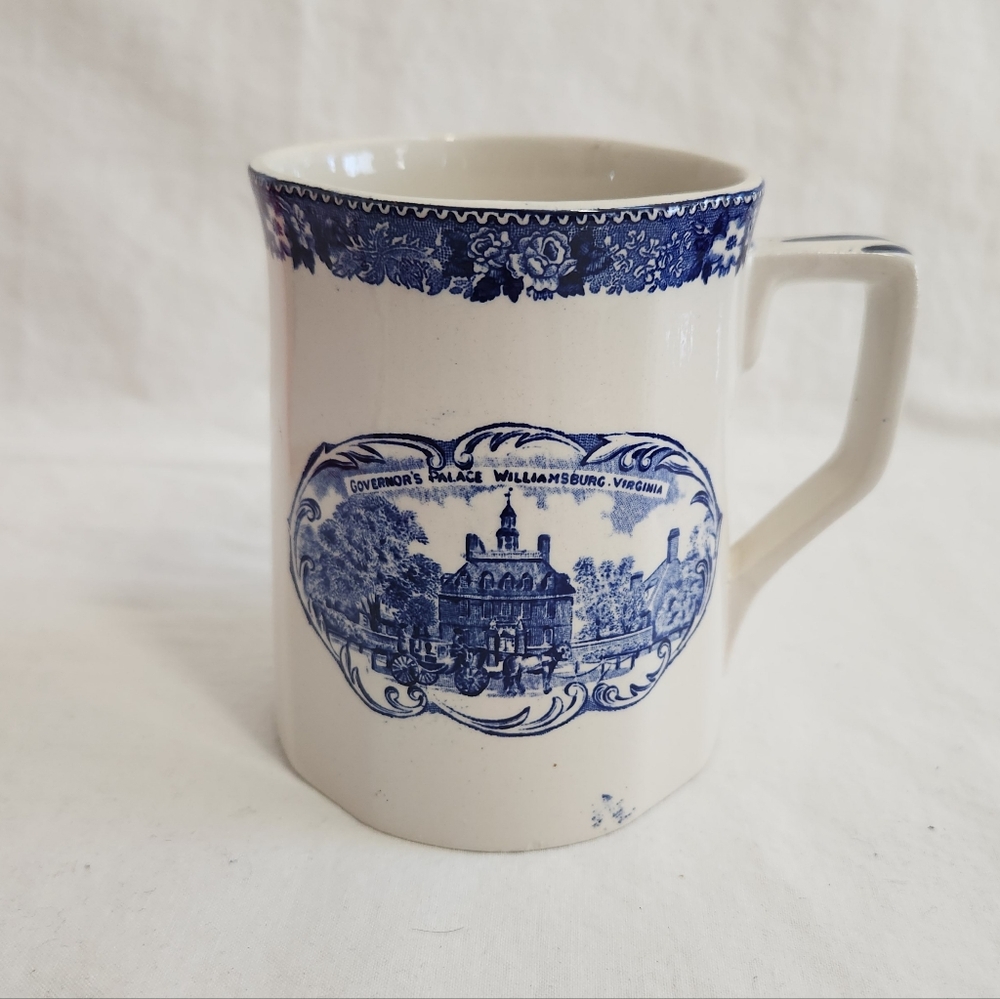 Vintage Adams Governor's Palace Williamsburg Mug